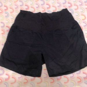 Navy Maternity Shorts